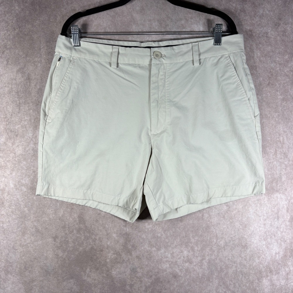 Vineyard Vines Shorts Mens Size 34 Tan On-The-Go OTG Performance Stretch Golf
